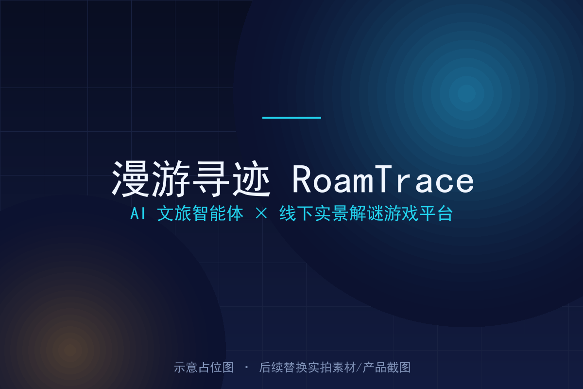漫游寻迹 RoamTrace — AI 文旅智能体 × 线下实景解谜游戏平台