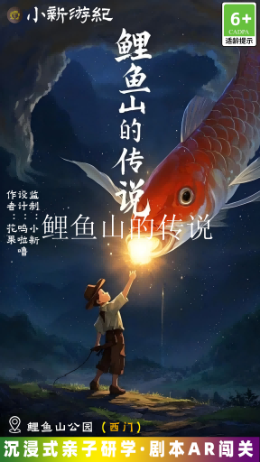 鲤鱼山的传说实景剧本海报